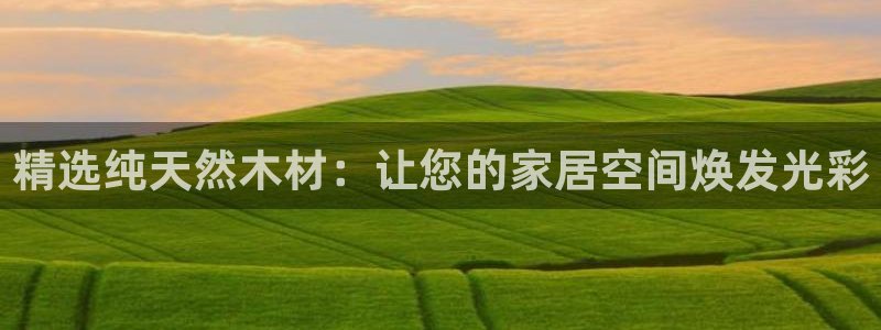 杏宇线路5检测：精选纯天然木材：让您的家居空间焕发光彩