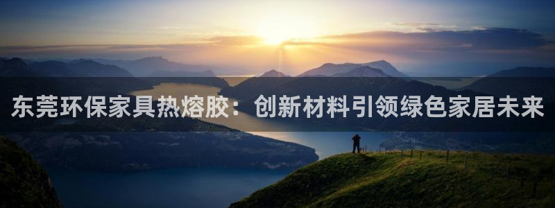 杏宇平台官网下载：东莞环保家具热熔胶：创新材料引领绿色家居未