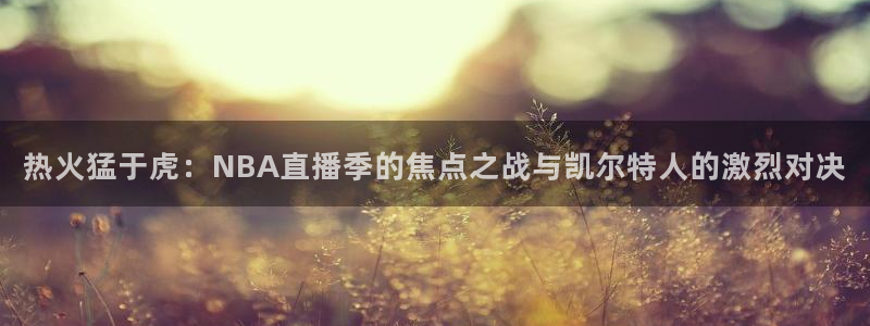 鲸鱼体育tv.点我直达.org：热火猛于虎：NBA直播季的焦点之战与凯尔特人的激烈对决